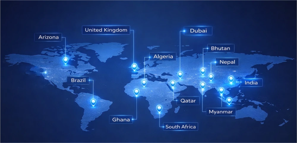 Our Expanding Global Reach Map